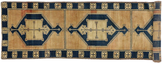 4 x 16 Vintage Oushak Rug 50234