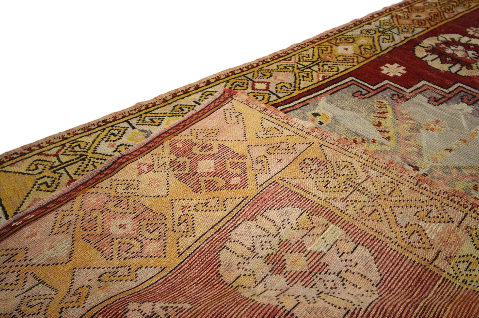 4 x 10 Antique Oushak Runner 50237