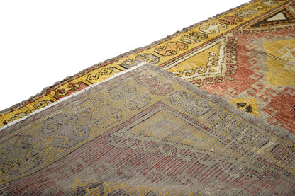 4 x 10 Vintage Turkish Oushak Runner 50238