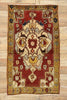 4 x 6 Vintage Red Turkish Oushak Rug 50241