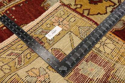 4 x 6 Vintage Red Turkish Oushak Rug 50241