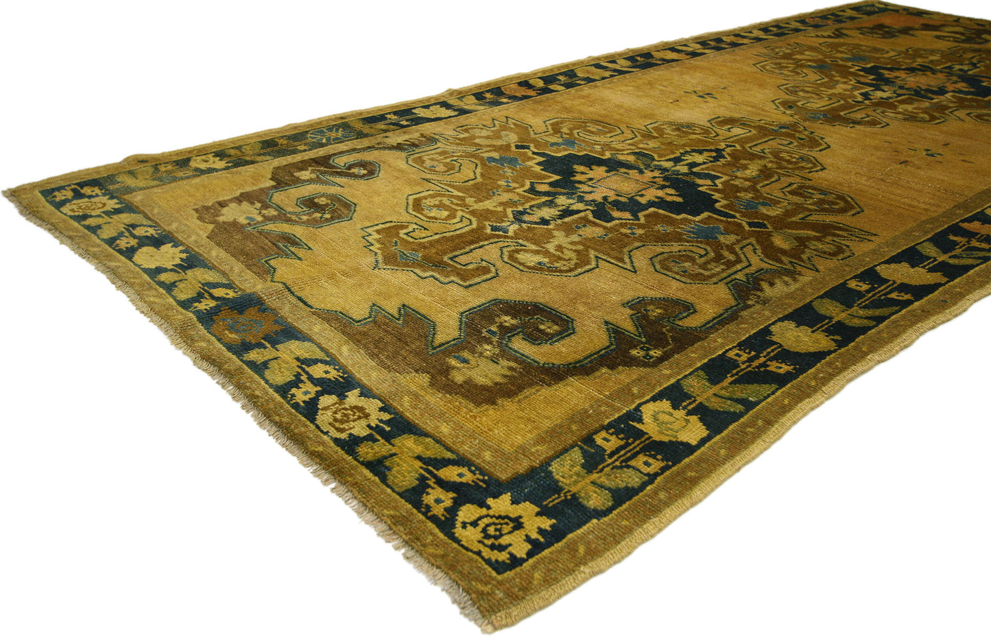 5 x 10 Vintage Oushak Runner 50242