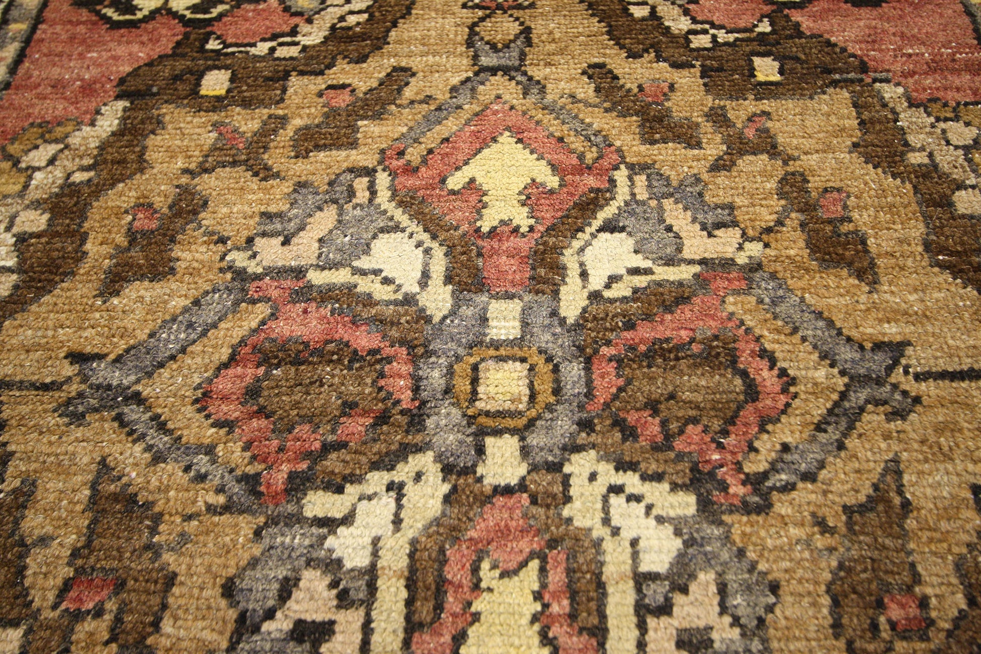 4 x 10 Vintage Turkish Oushak Rug 50256