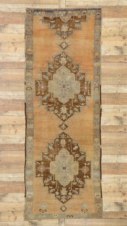 3 x 10 Vintage Turkish Oushak Runner 50260