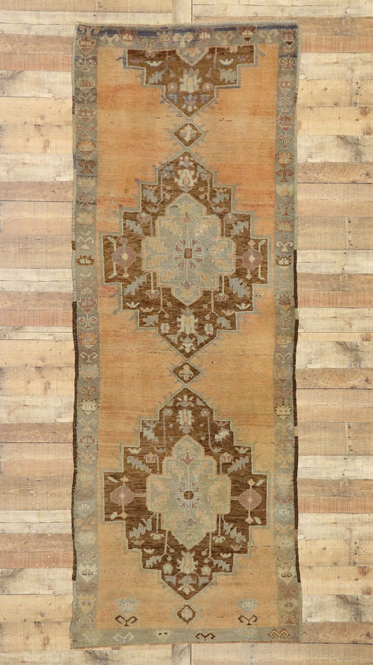 3 x 10 Vintage Turkish Oushak Runner 50260