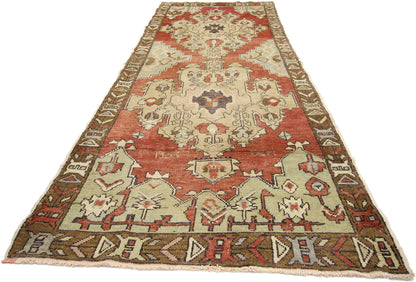 3 x 9 Vintage Turkish Oushak Rug 50261