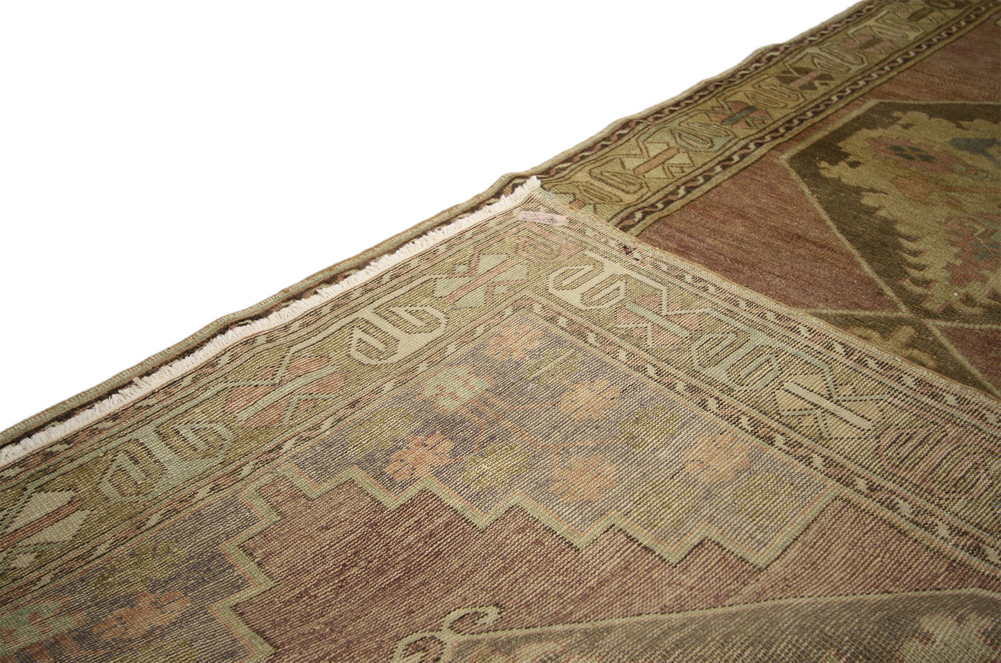 4 x 10 Vintage Oushak Rug 50267