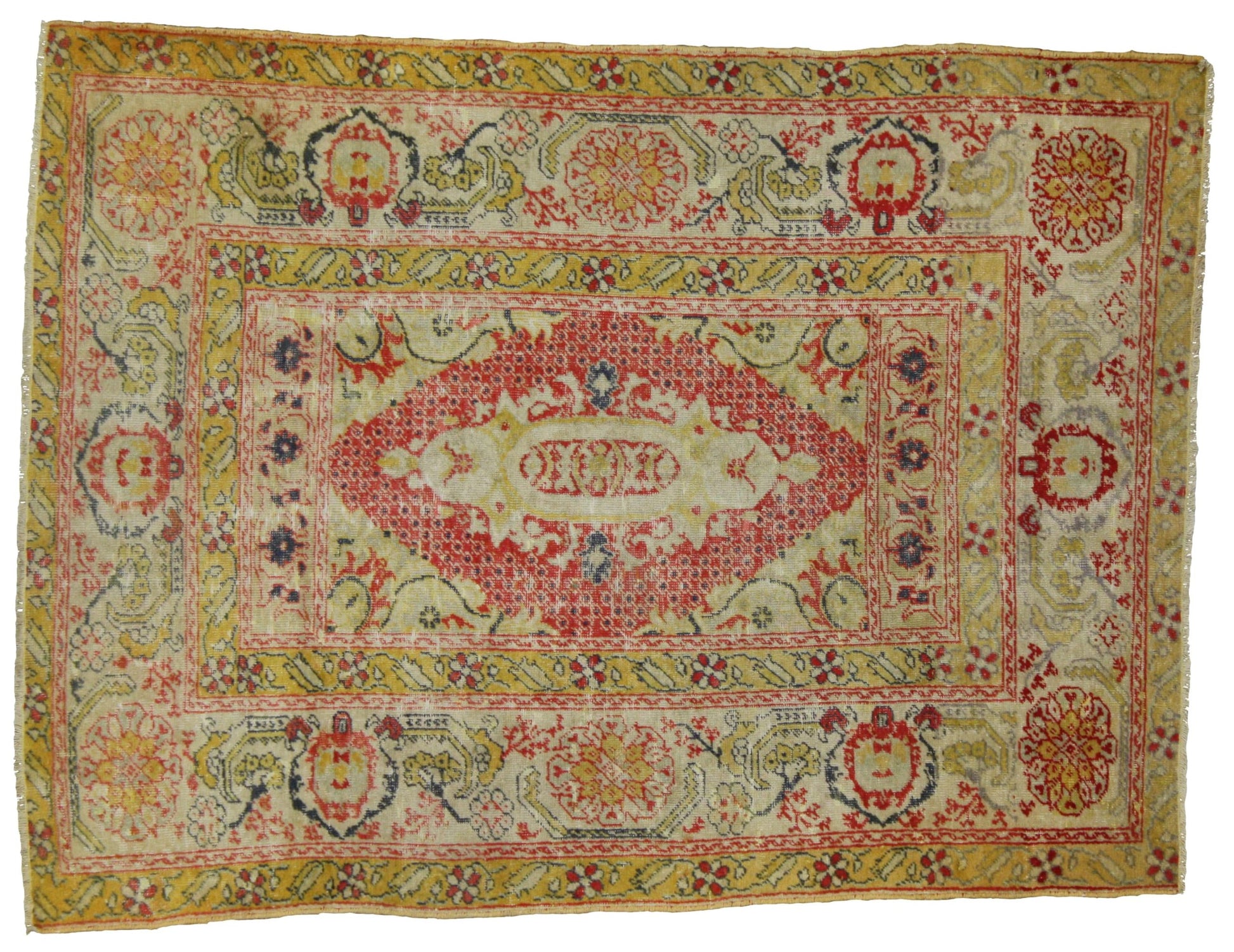 4 x 5 Vintage Oushak Rug 50272