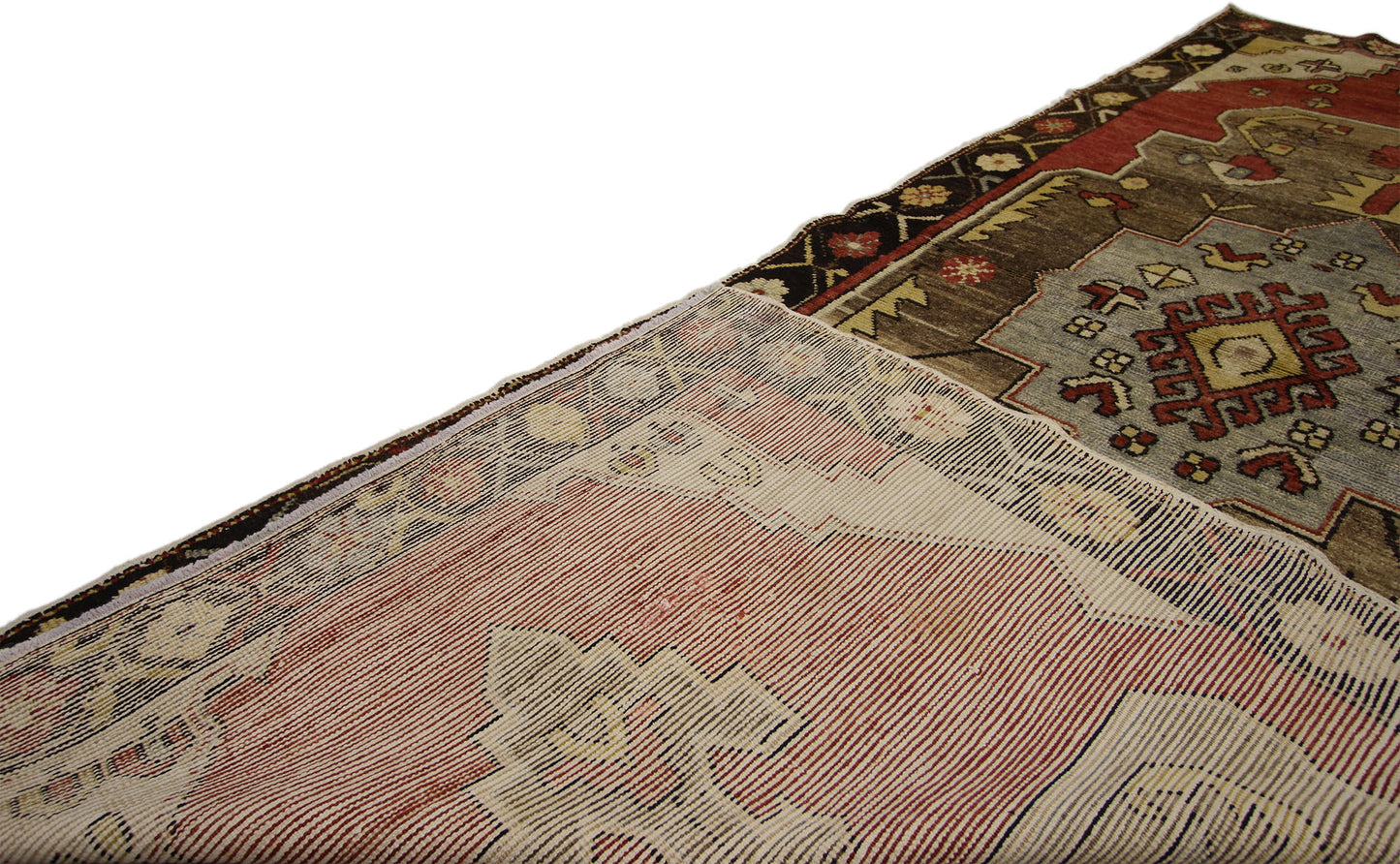4 x 10 Antique Oushak Rug 50283