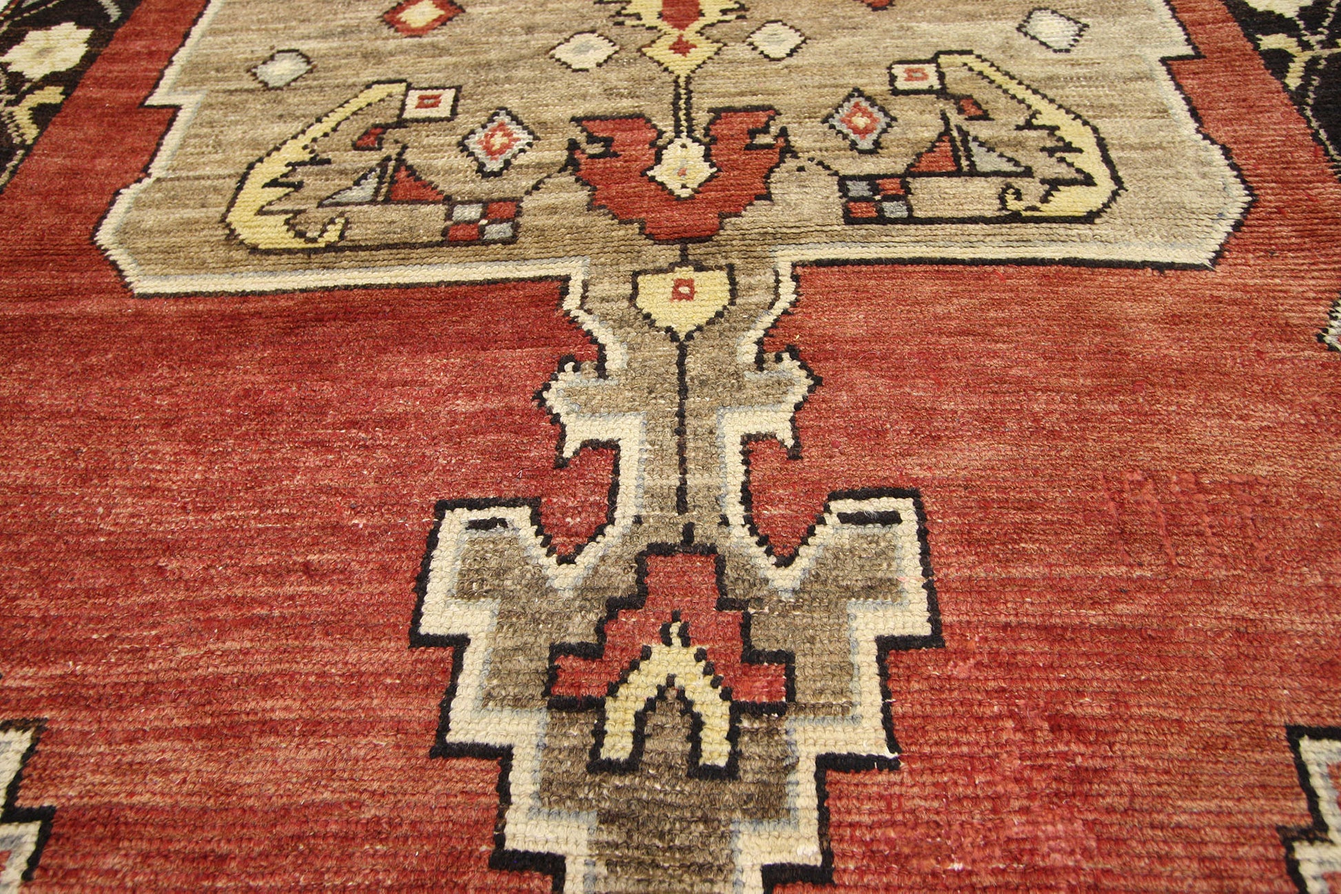 4 x 10 Antique Oushak Rug 50283