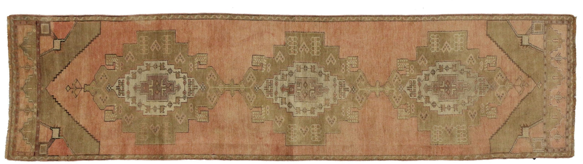 3 x 10 Vintage Oushak Rug 50284