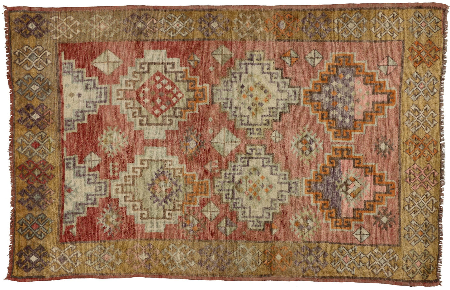 5 x 7 Antique Oushak Rug 50286