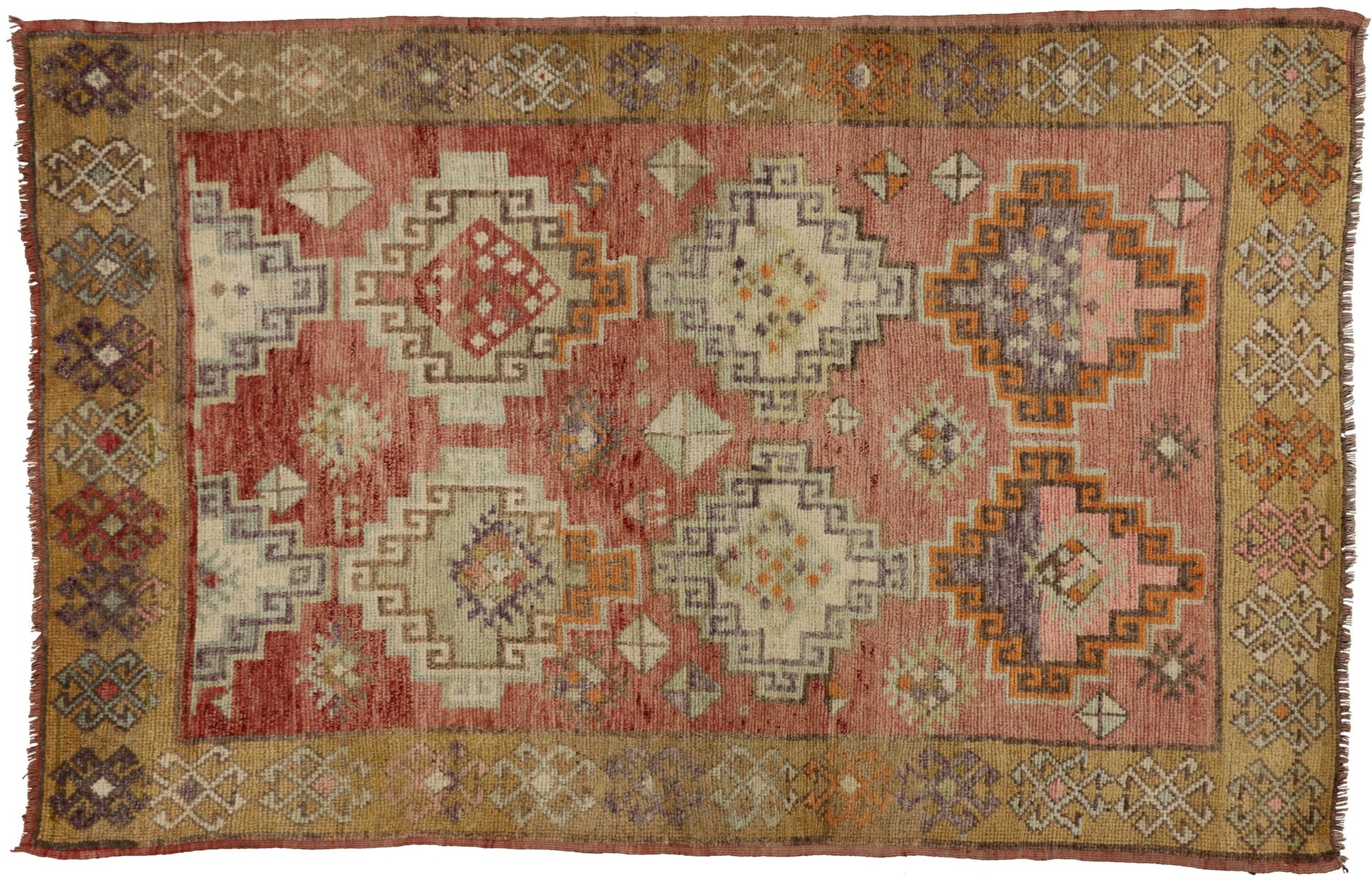 5 x 7 Antique Oushak Rug 50286