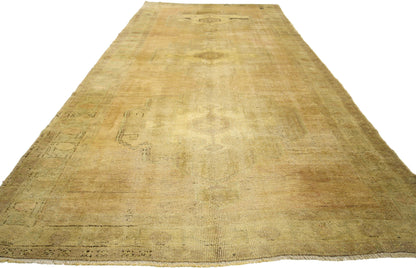5 x 12 Vintage Turkish Oushak Rug 50296
