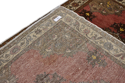 4 x 6 Vintage Turkish Oushak Rug 50303