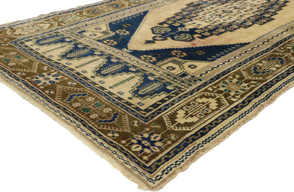 4 x 7 Vintage Turkish Oushak Rug 50304