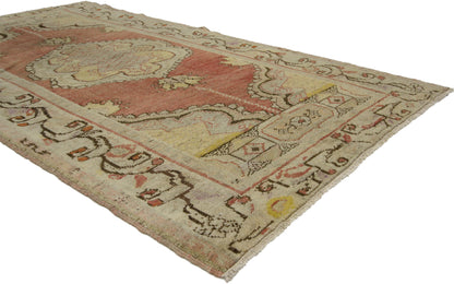 3 x 6 Vintage Turkish Oushak Rug 50305