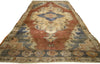 5 x 10 Vintage Turkish Oushak Rug 50312