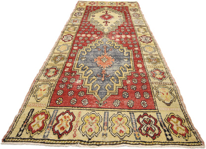 3 x 9 Antique Turkish Oushak Rug 50317