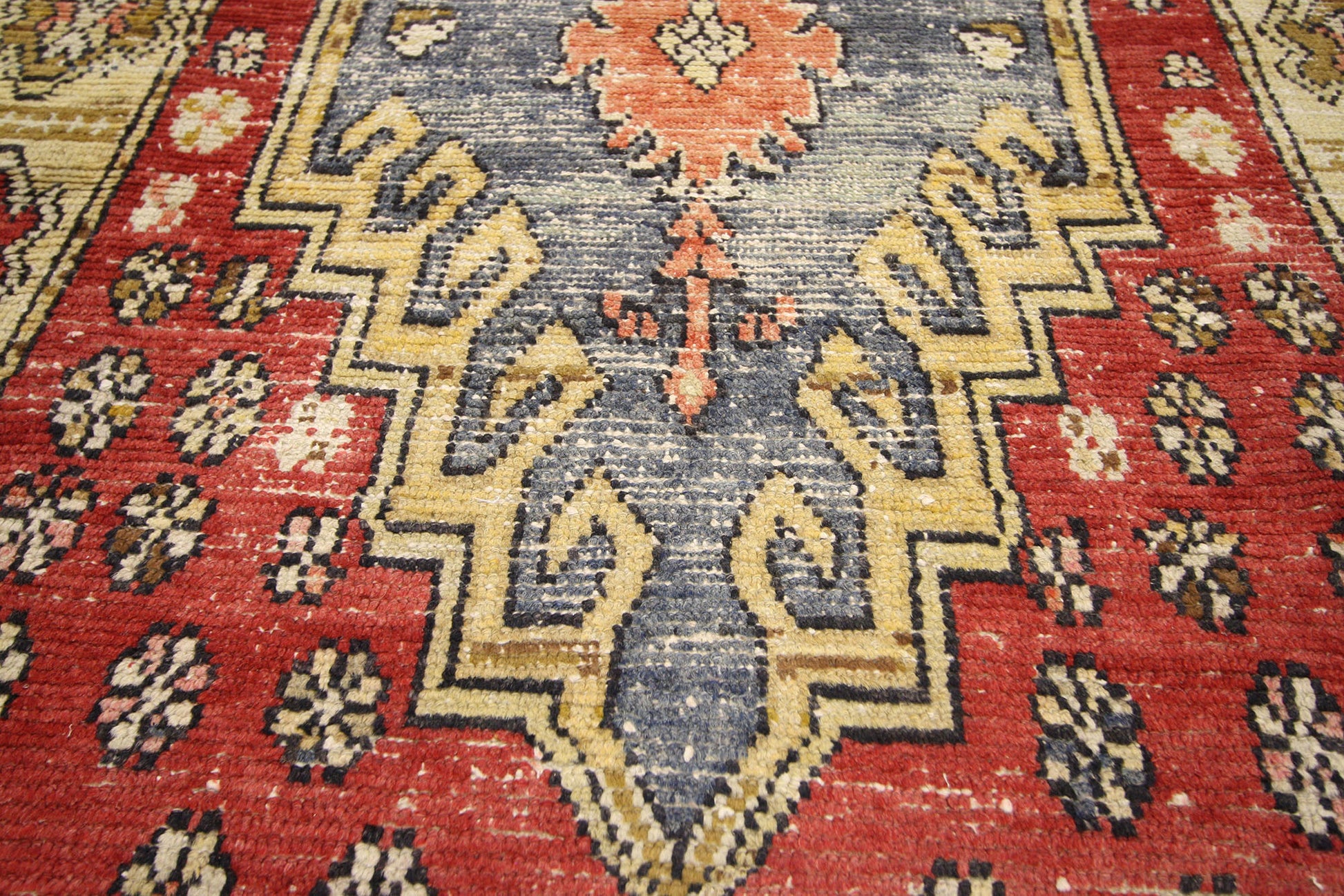 3 x 9 Antique Turkish Oushak Rug 50317