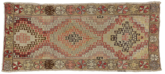 3 x 8 Antique Oushak Rug 50320