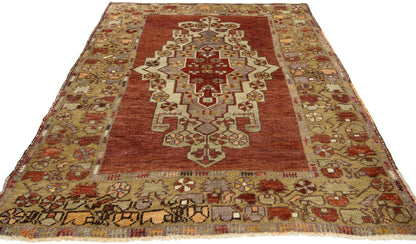 4 x 5 Antique Oushak Rug 50326