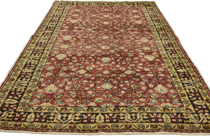4 x 6 Vintage Turkish Sivas Rug 50334
