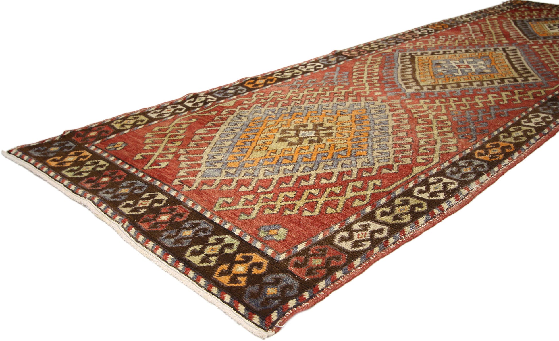 4 x 10 Antique Turkish Oushak Rug 50340