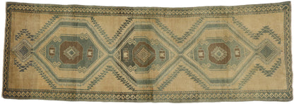 4 x 11 Vintage Turkish Oushak Rug 50351