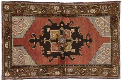 3 x 5 Vintage Oushak Rug 50355