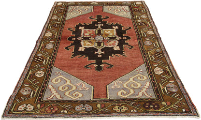 3 x 5 Vintage Oushak Rug 50355