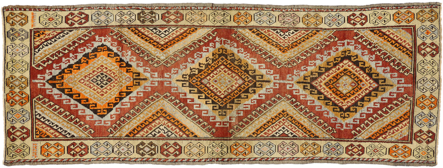4 x 10 Antique Turkish Oushak Rug 50358