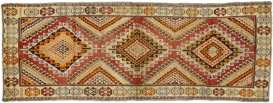 4 x 10 Antique Turkish Oushak Rug 50358
