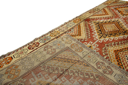 4 x 10 Antique Turkish Oushak Rug 50358