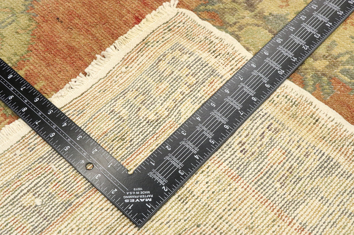 3 x 13 Vintage Turkish Oushak Runner 50363