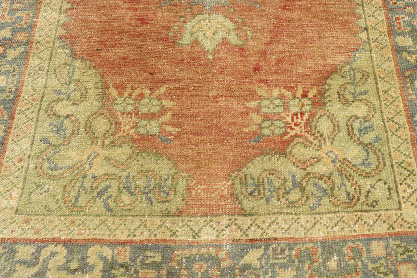 3 x 13 Vintage Turkish Oushak Runner 50363