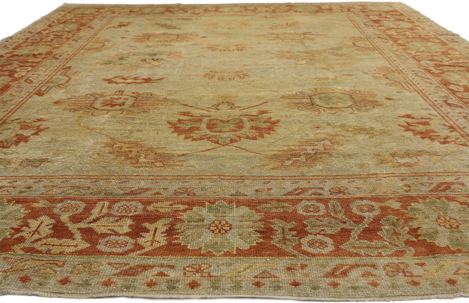 11 x 14 Turkish Oushak Rug 50368