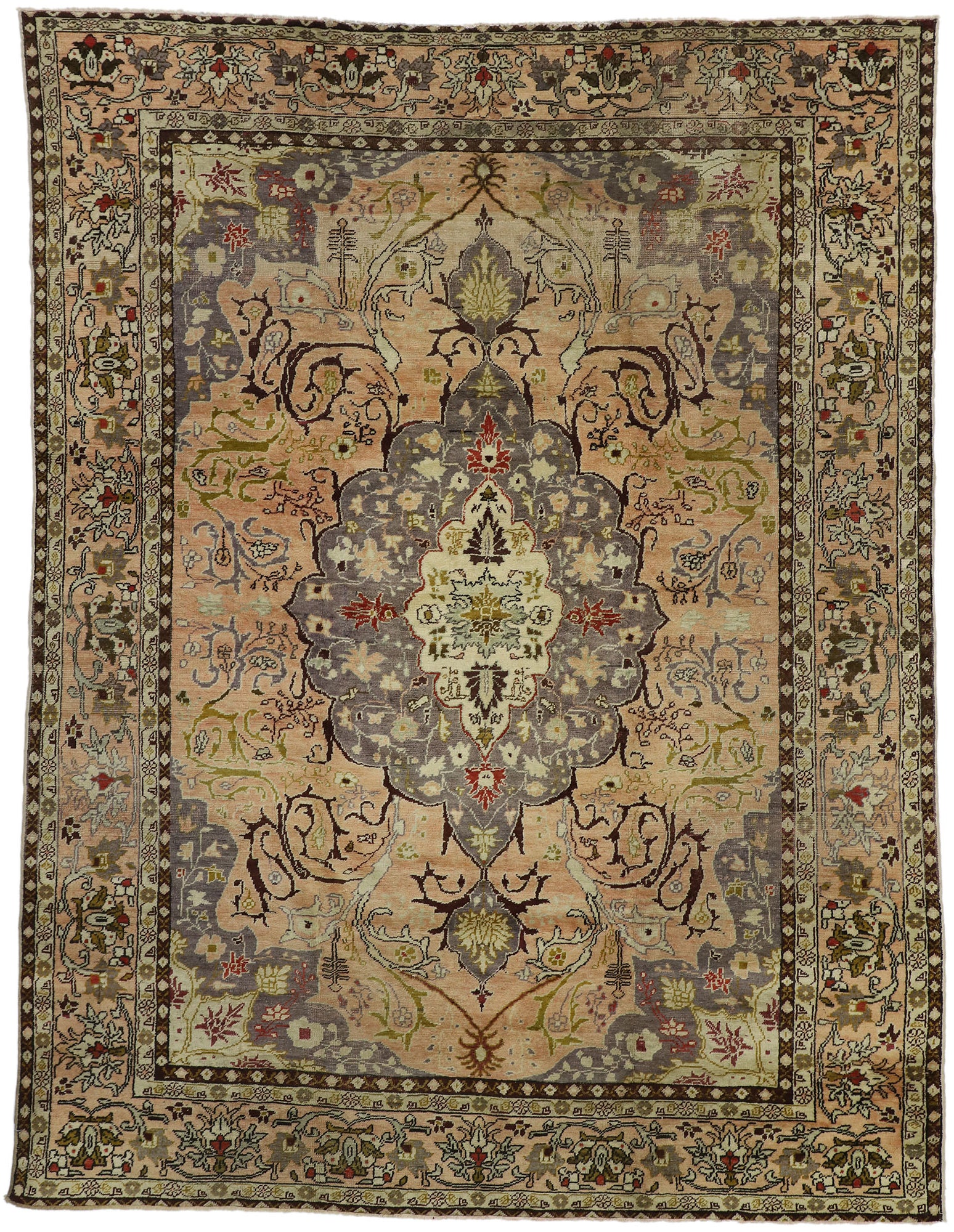 8 x 11 Antique Turkish Sivas Rug 50381