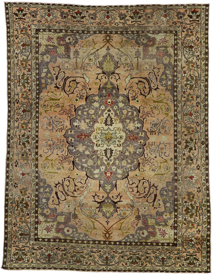 8 x 11 Antique Turkish Sivas Rug 50381