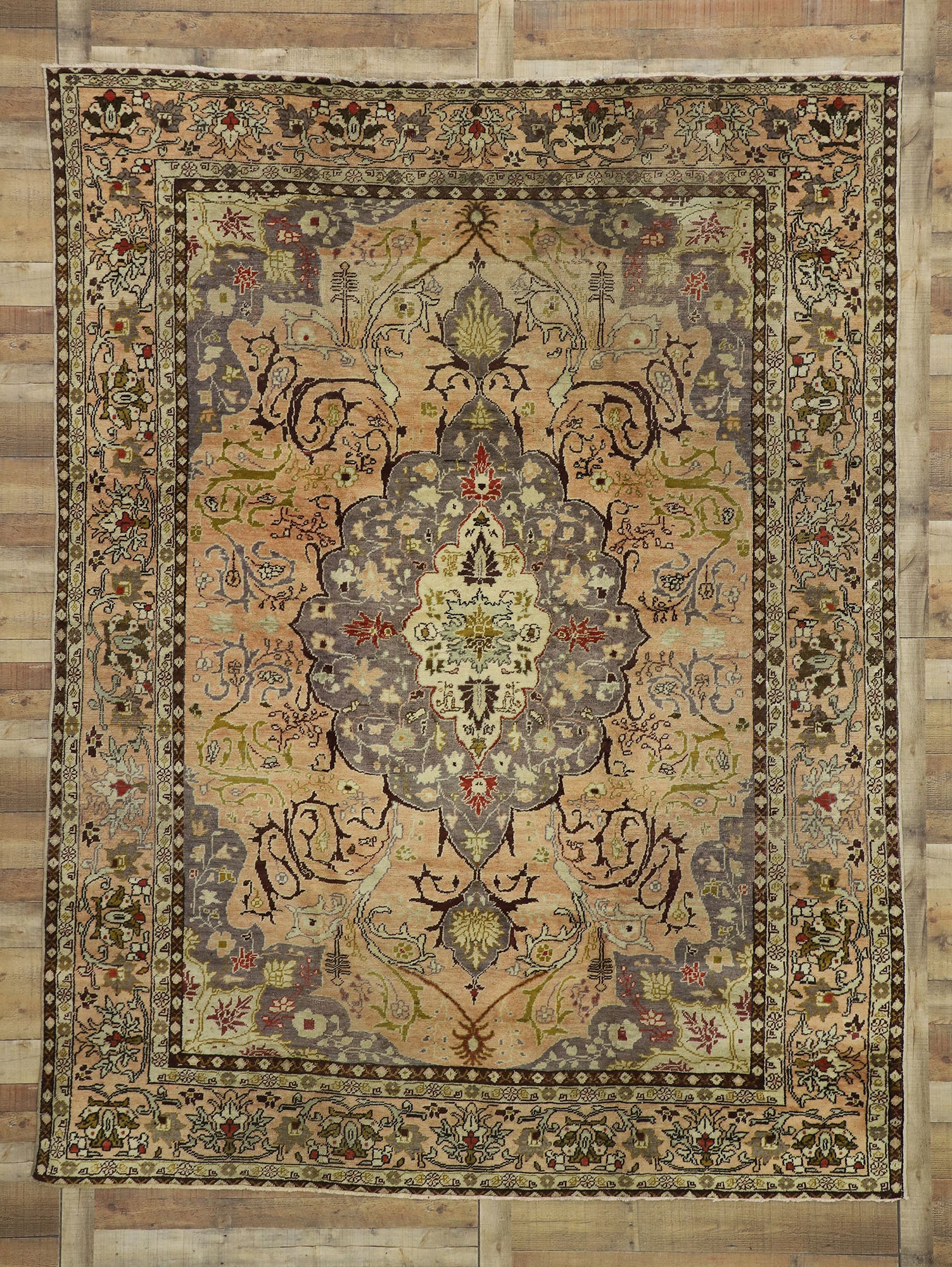 8 x 11 Antique Turkish Sivas Rug 50381