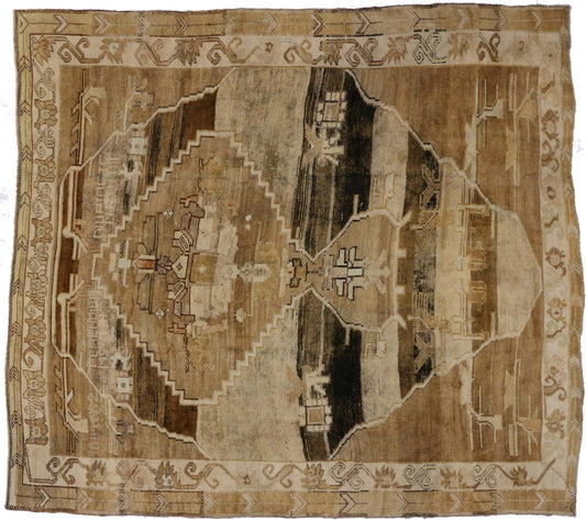 10 x 11 Antique Oushak Rug 50383