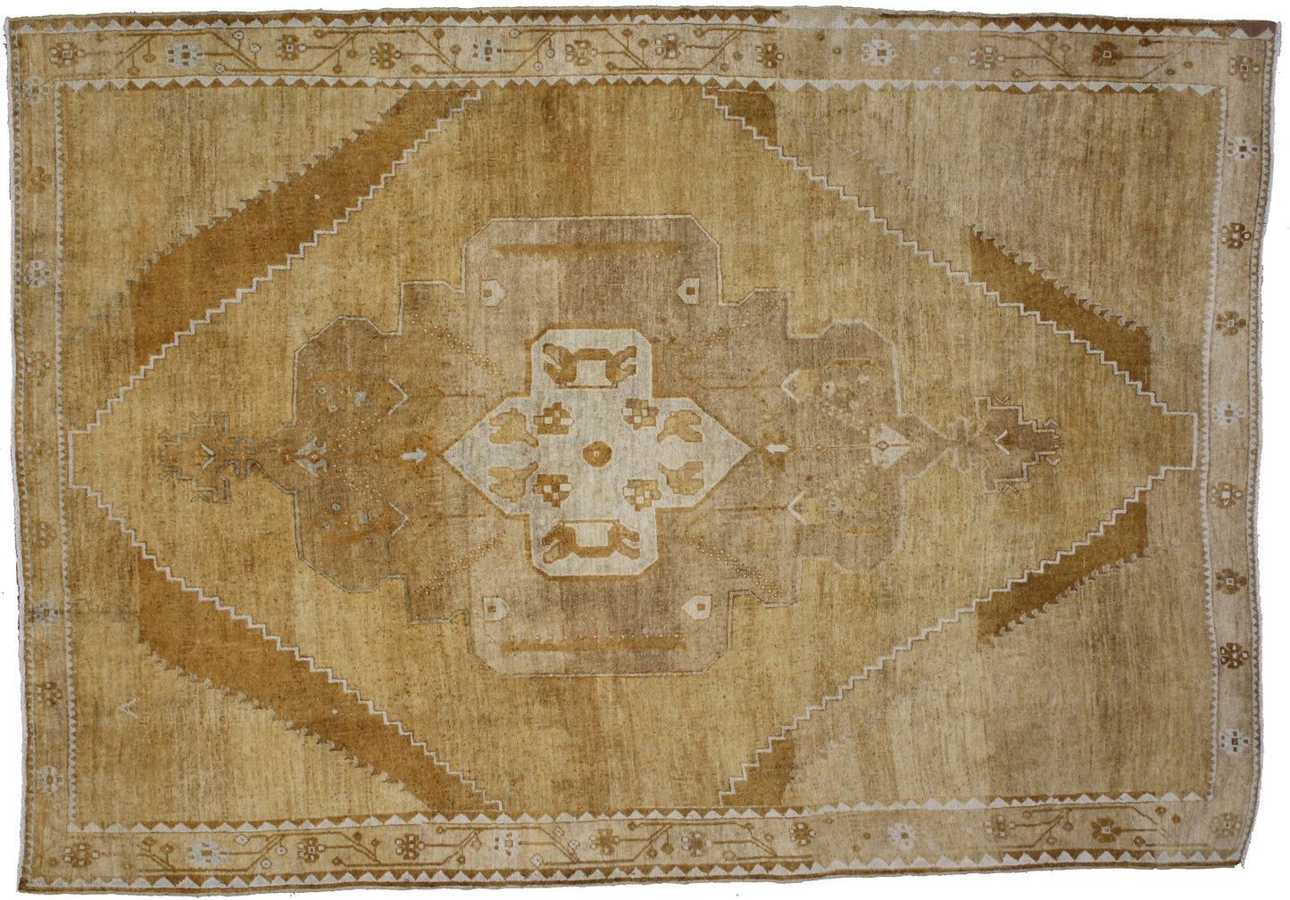 7 x 10 Vintage Turkish Kars Rug 50385