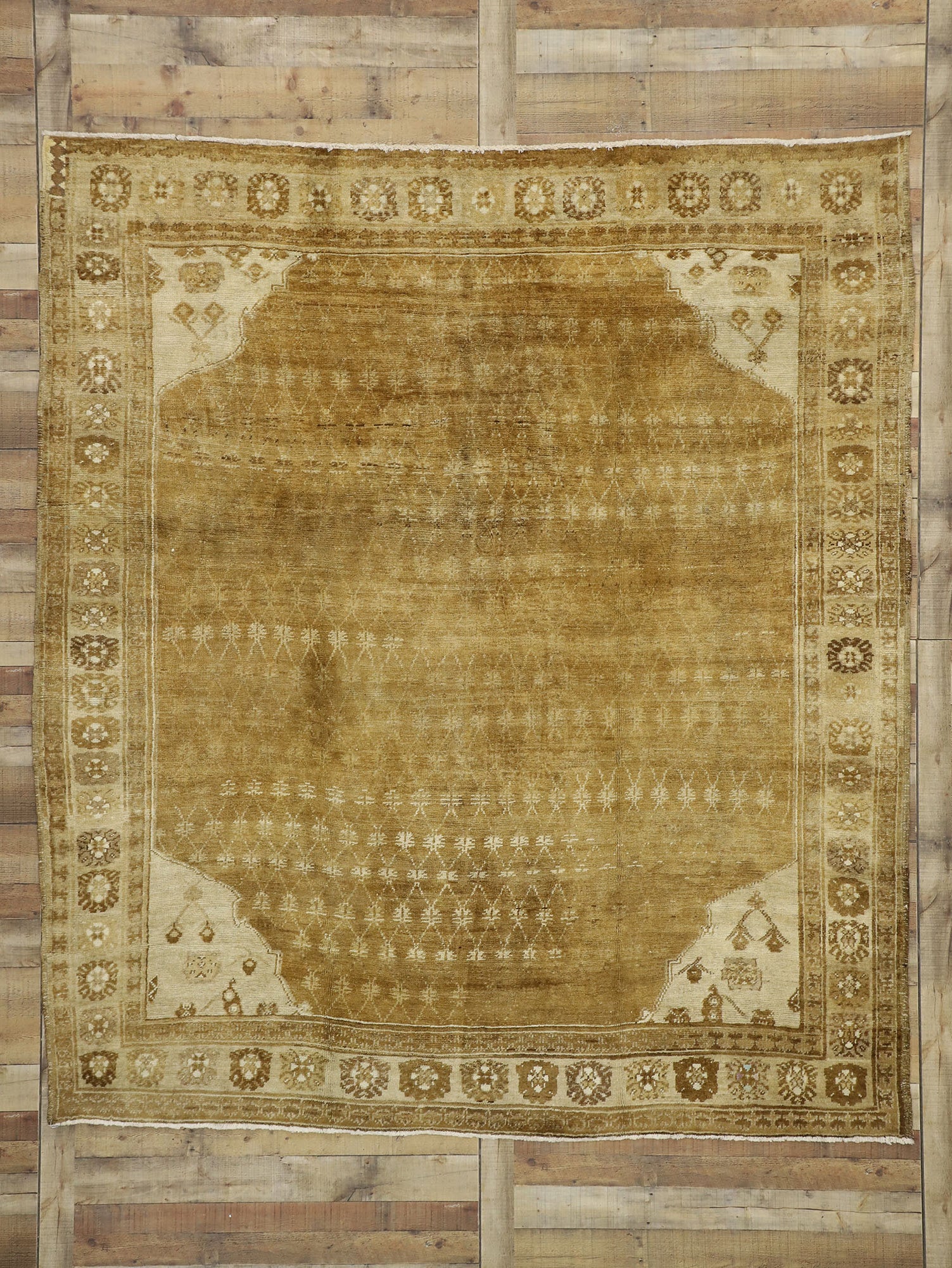 8 x 9 Antique Oushak Rug 50386