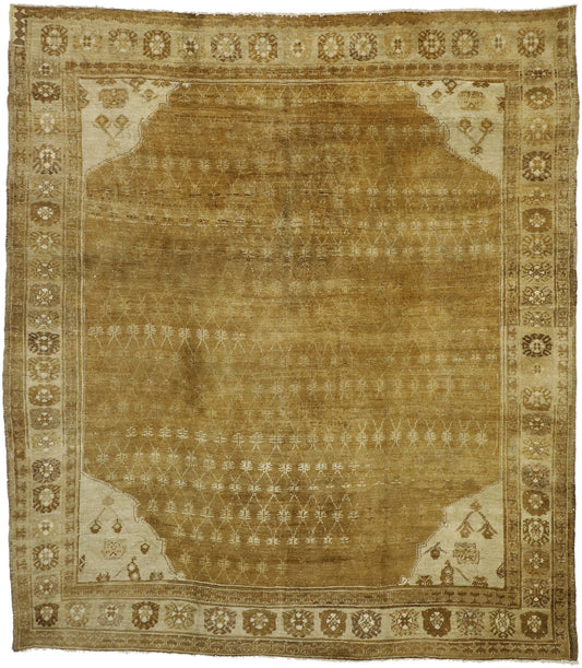 8 x 9 Antique Oushak Rug 50386