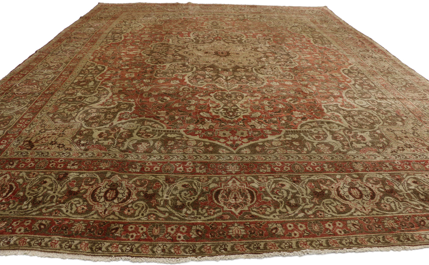 9 x 12 Haji Khalili Antique Persian Tabriz Rug 50392