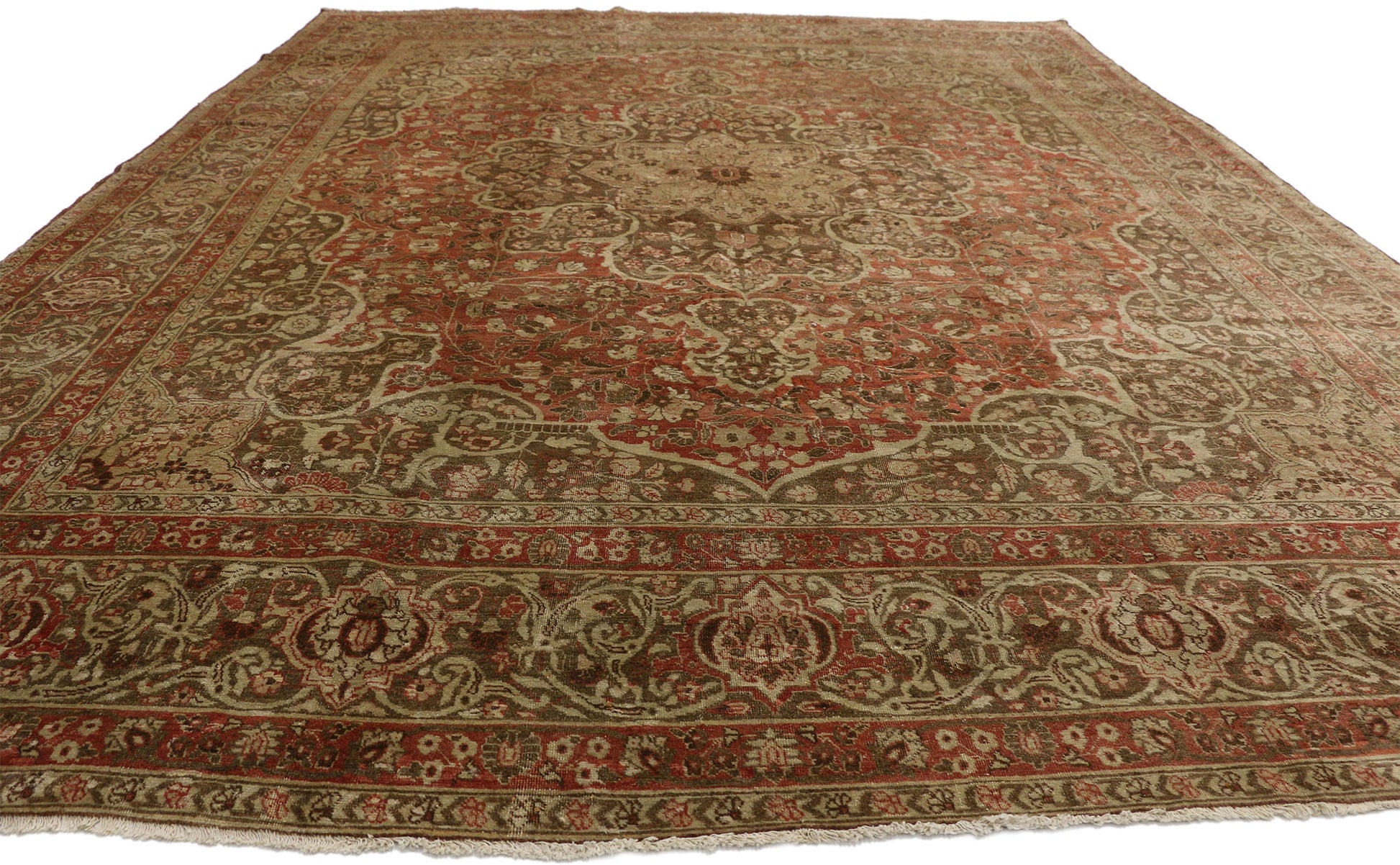9 x 12 Haji Khalili Antique Persian Tabriz Rug 50392