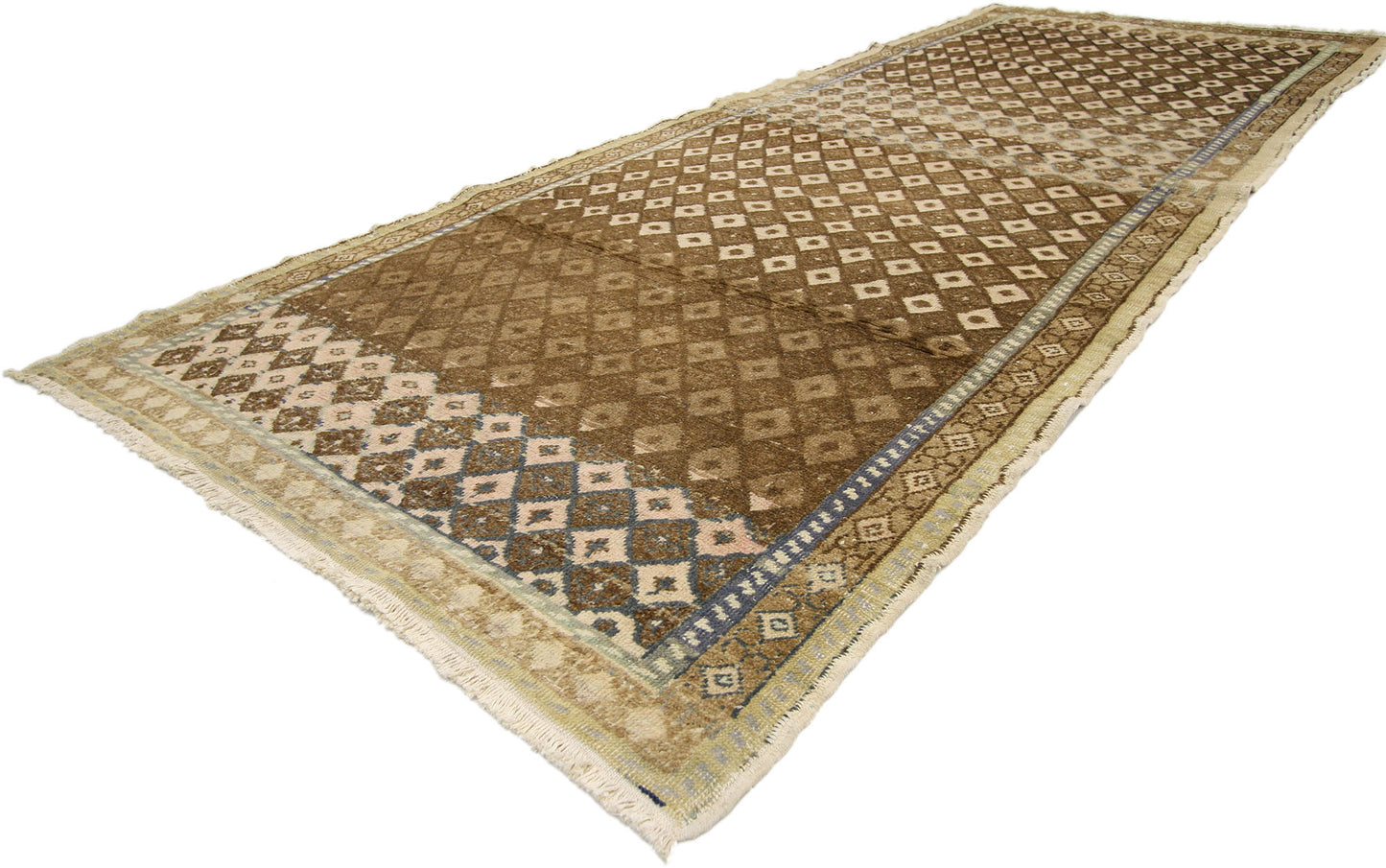 4 x 10 Vintage Oushak Rug 50402