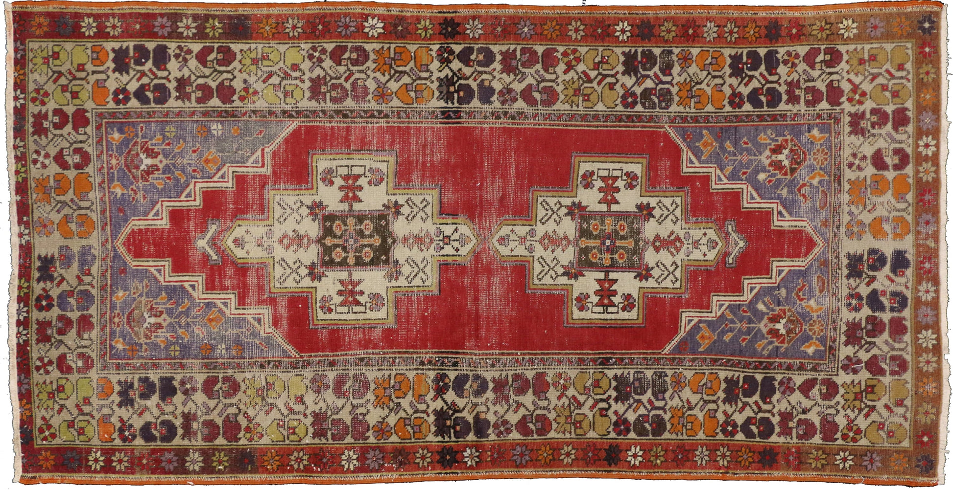 4 x 7 Antique Oushak Rug 50404