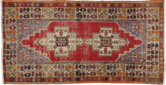 4 x 7 Antique Oushak Rug 50404