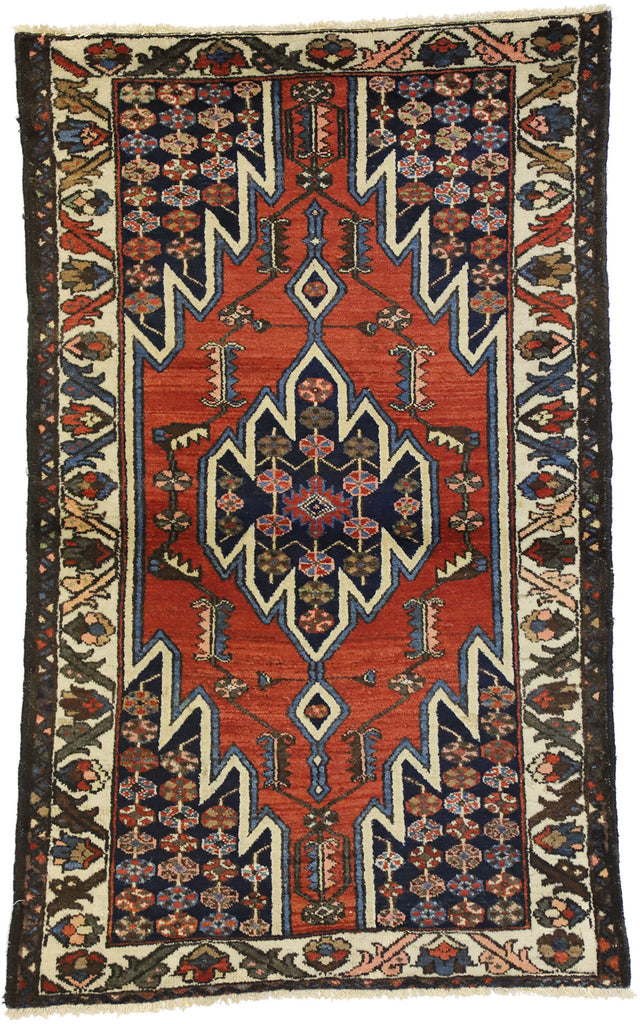 3 x 5 Antique Persian Hamadan Rug 50405